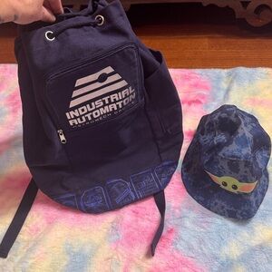 Star Wars galaxys edge droid depot backpack and hat Disney